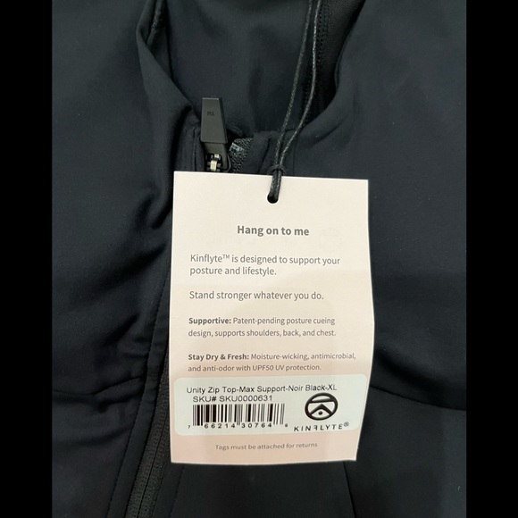 KINFLYTE Unity Zip Top Max Support! Currently SOLD OUT online! Sells for $150 - Picture 9 of 14